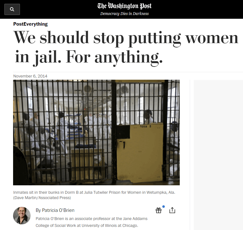 stop putting women in jail washington post